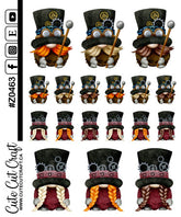 Steampunk Gnomes || Deco Sheet